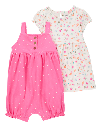 Baby 2-Piece Dress & Romper Set, 