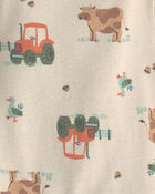 Baby Boy 4-Pack Farm Long-Sleeve Bodysuits, image 2 of 6 slides