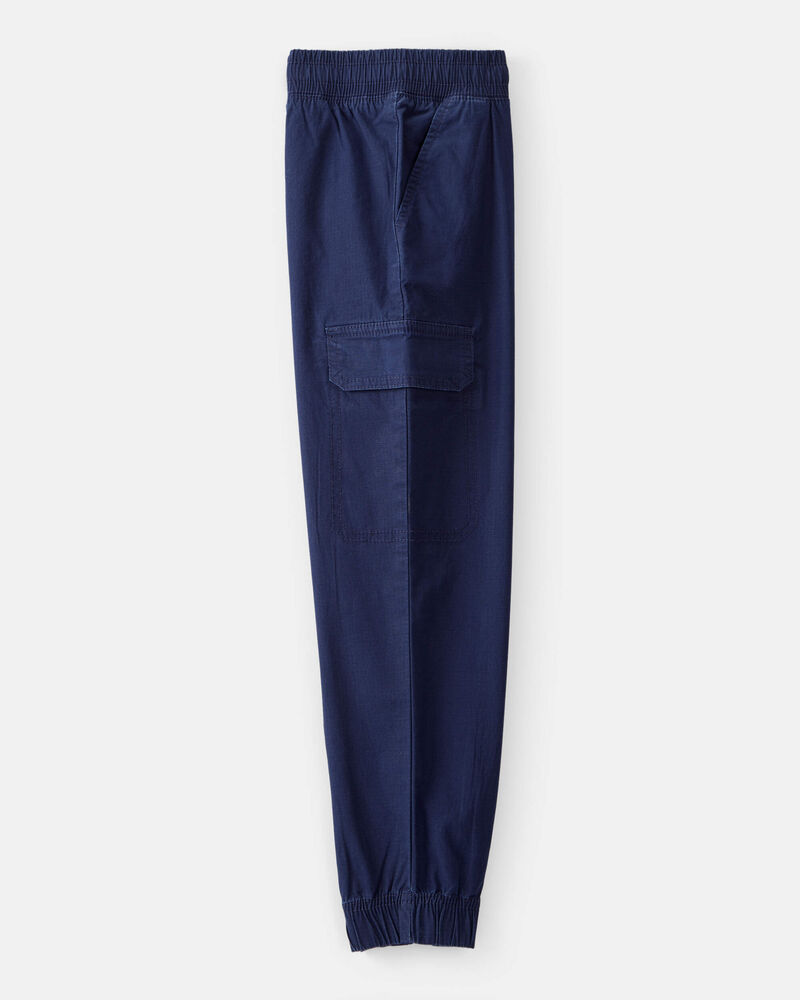 Boys Cotton Fashion Cargo Pants - Navy, image 3 of 5 slides