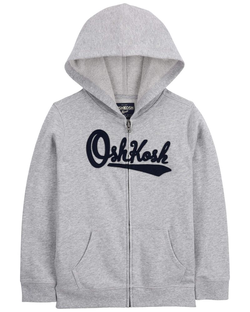 OshKosh Kid Boy Green Acid Wash Print Hoodie main image 1