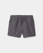 Baby Boy Canvas Shorts - Grey, image 1 of 4 slides