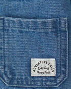 B&eacute;b&eacute; - Blouson d&rsquo;&eacute;curie en denim de coton biologique, image 3 sur 3 diapositives