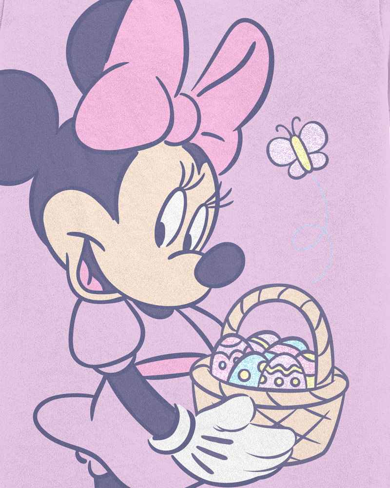 Toddler Disney© Minnie Mouse Easter Short-Sleeve Graphic Tee - Purple, image 3 of 3 slides