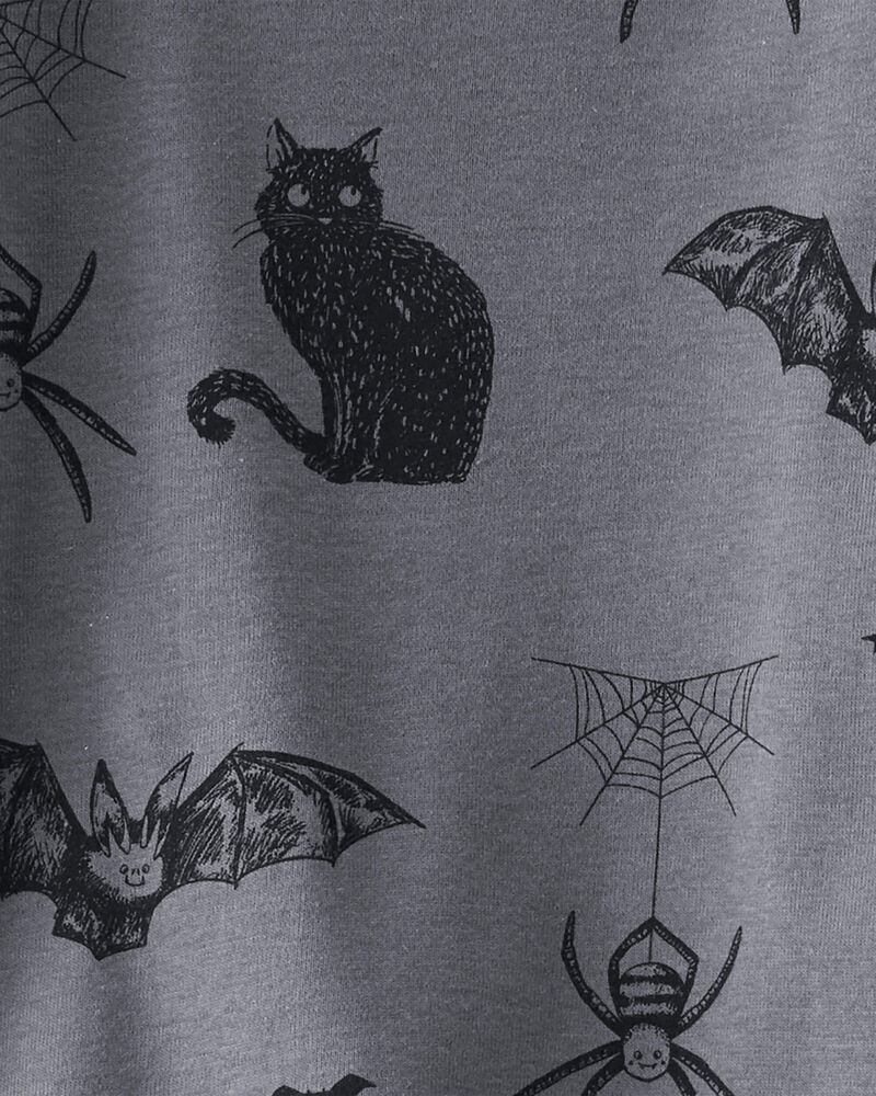 Toddler 2-Piece Organic Cotton Pajamas in Spooky Creatures, image 3 of 4 slides