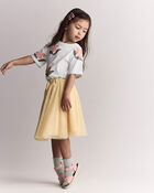 Tout-petit fille - Jupe midi Avenue Twirl&trade; avec tulle - Jaune, image 6 sur 6 diapositives