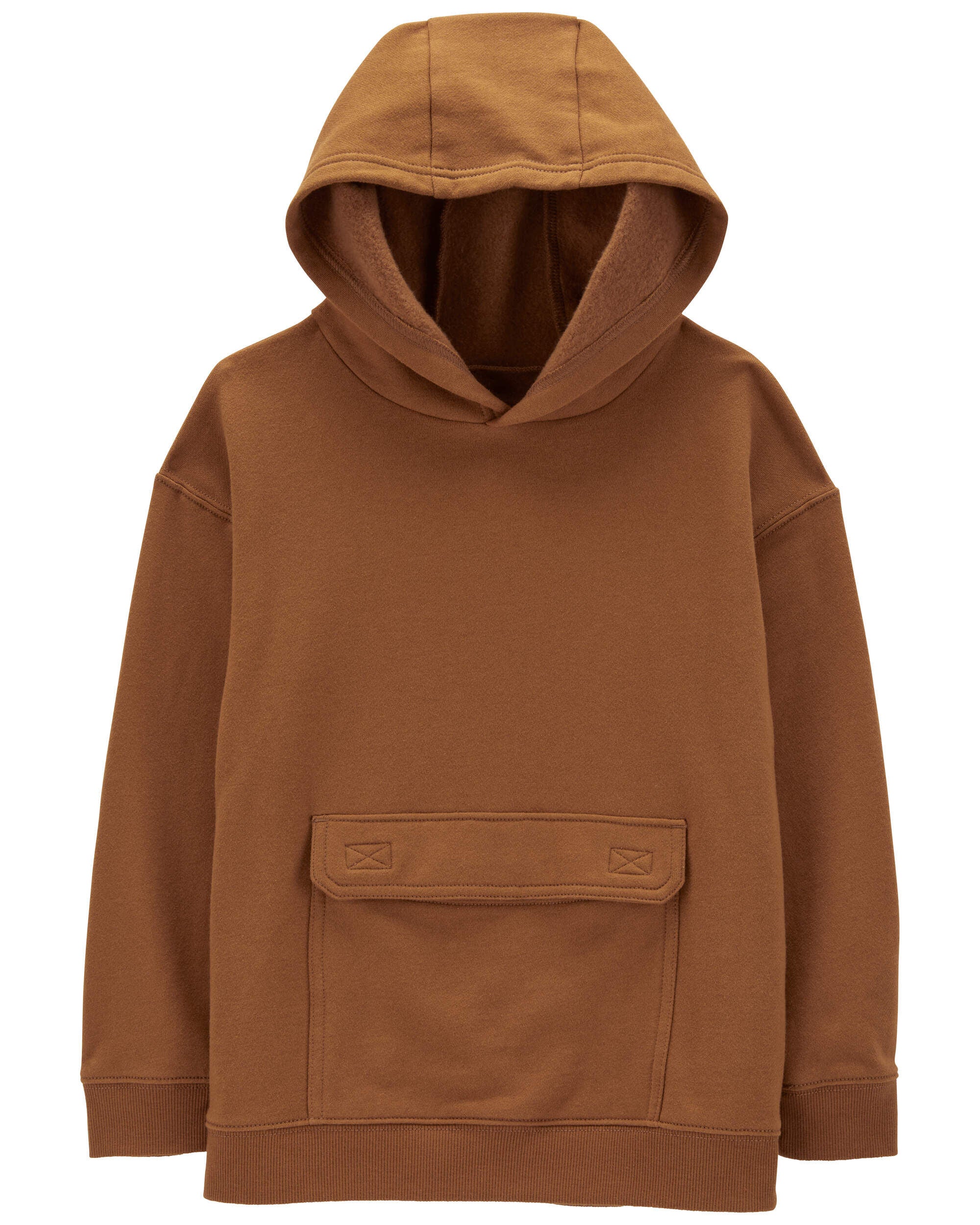 Brown Kid Pullover Fleece Hoodie Carter s Oshkosh Canada