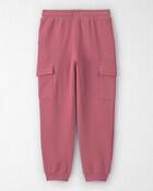 Filles - Pantalon cargo en jersey bouclette de coton biologique, image 2 sur 5 diapositives