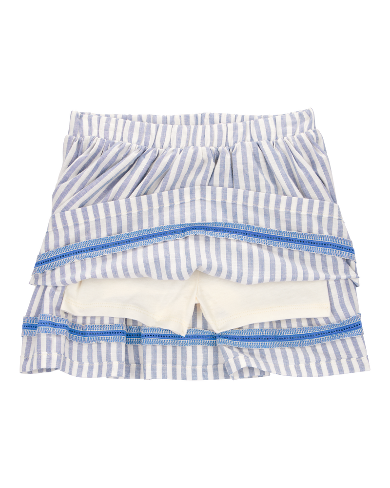 Toddler Striped Pull-On Skort, image 4 of 6 slides