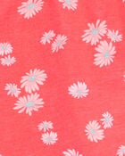 Kid Floral Pull-On Golf Skort - Orange, image 3 of 4 slides