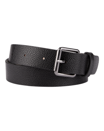 Ceinture en faux cuir - Noir, 