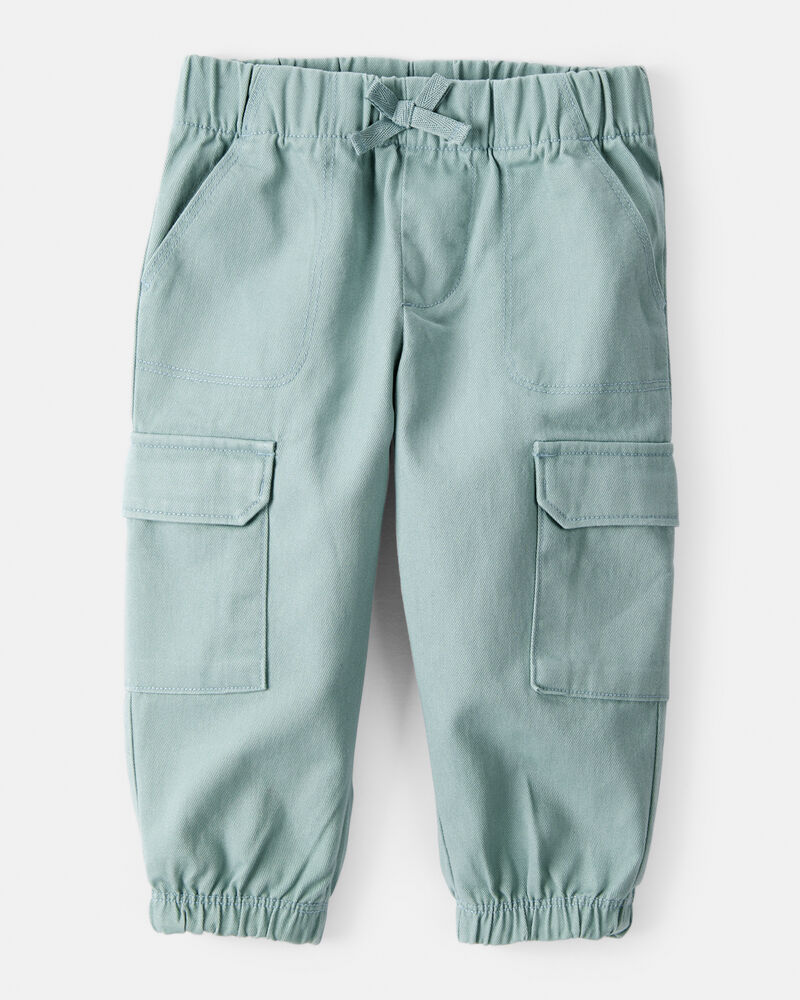 Baby 2-Piece "Loved" Pullover Sweatshirt & Pant Set - Cream/Green, image 3 of 7 slides