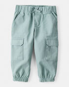 Baby 2-Piece "Loved" Pullover Sweatshirt & Pant Set - Cream/Green, image 3 of 7 slides