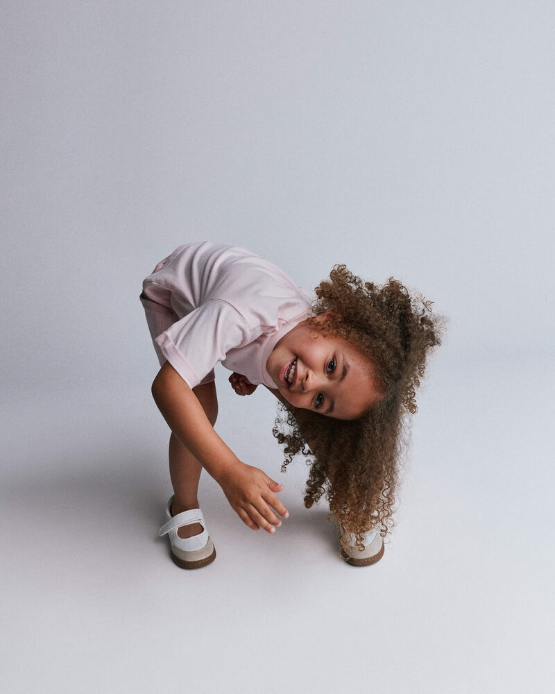 Toddler Rolled Cuff Tee - Rose, image 4 of 5 slides