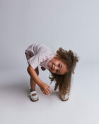 Toddler Rolled Cuff Tee - Rose, image 4 of 5 slides