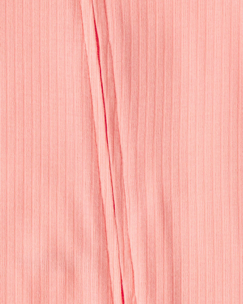 Baby Girl PurelySoft&trade; 2-Way Zip Sleeper - Coral, image 7 of 9 slides
