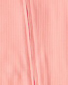 Baby Girl PurelySoft&trade; 2-Way Zip Sleeper - Coral, image 7 of 9 slides