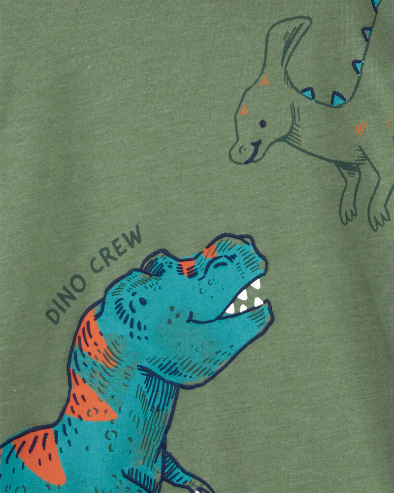 2-Piece Dinosaur Hooded Tee & Jogger Set, image 2 of 3 slides