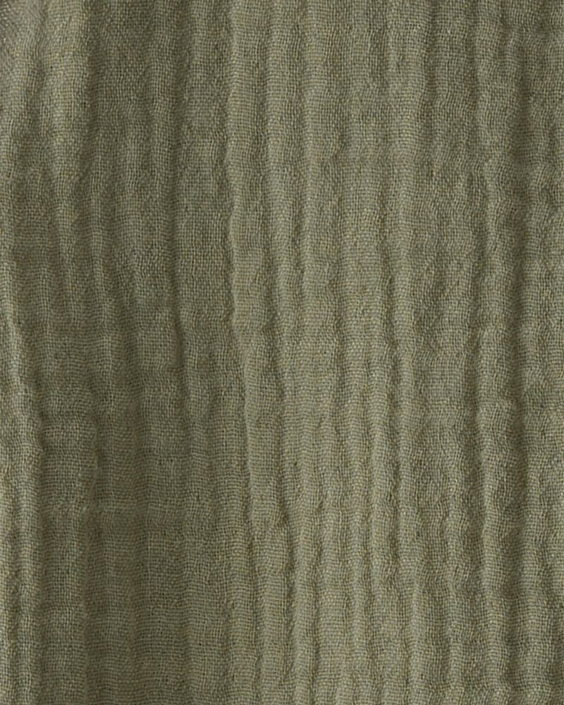 Baby Organic Cotton Gauze Jumpsuit, image 3 of 4 slides
