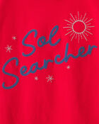 Girls 'Sol Searcher' Top - Red, image 3 of 4 slides