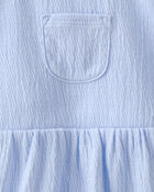 Baby Girl 2-Piece Jumper Dress Set - Blue, image 5 of 6 slides
