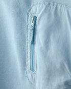 Tout-petit gar&ccedil;on - Chandail en jersey bouclette avec fermeture &agrave; glissi&egrave;re - Bleu, image 2 sur 3 diapositives