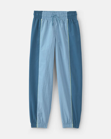 Filles - Pantalon de jogging &agrave; cordon de serrage et rayures - Bleu, 