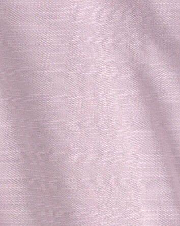 Girls Cropped Tie-Front Top - Purple, 