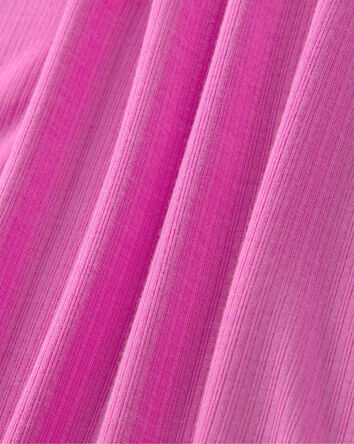 B&eacute;b&eacute; fille - Ensemble haut &agrave; manches volant&eacute;es.et short unis PurelySoft - Rose, 