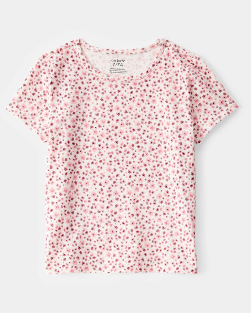 Kid 2-Piece Floral Tee & Jumpsuit Set, image 2 of 6 slides