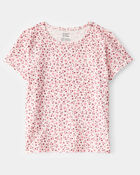 Kid 2-Piece Floral Tee & Jumpsuit Set, image 2 of 6 slides