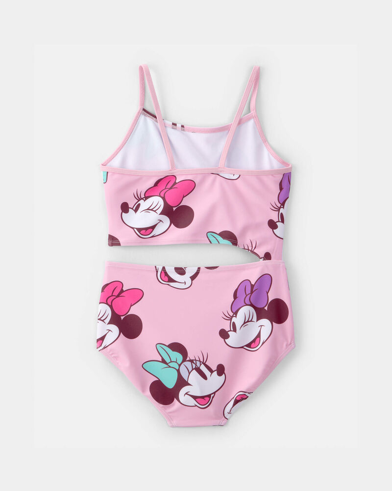 Girls Disney&copy; Minnie Mouse 1-Piece Swimsuit - Pink, image 2 of 3 slides