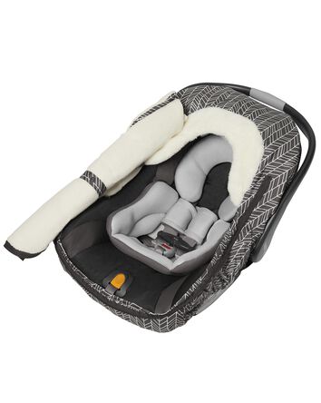 STROLL & GO Car Seat Cover - Grey Feather, 