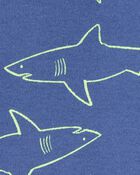 Toddler 4-Piece Shark Surfboard 100% Snug Fit Cotton Pyjamas, image 3 of 4 slides