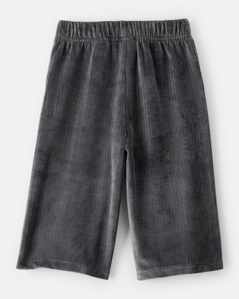 Baby Girl Ribbed Flare Pants - Black, image 2 of 4 slides