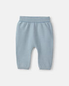Baby Boy 2-Piece 'Hello Baby' Long-Sleeve Top & Pant Set - Blue, image 4 of 6 slides