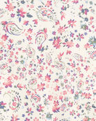 Kid Paisley Floral Print Twist Back Top, image 3 of 4 slides