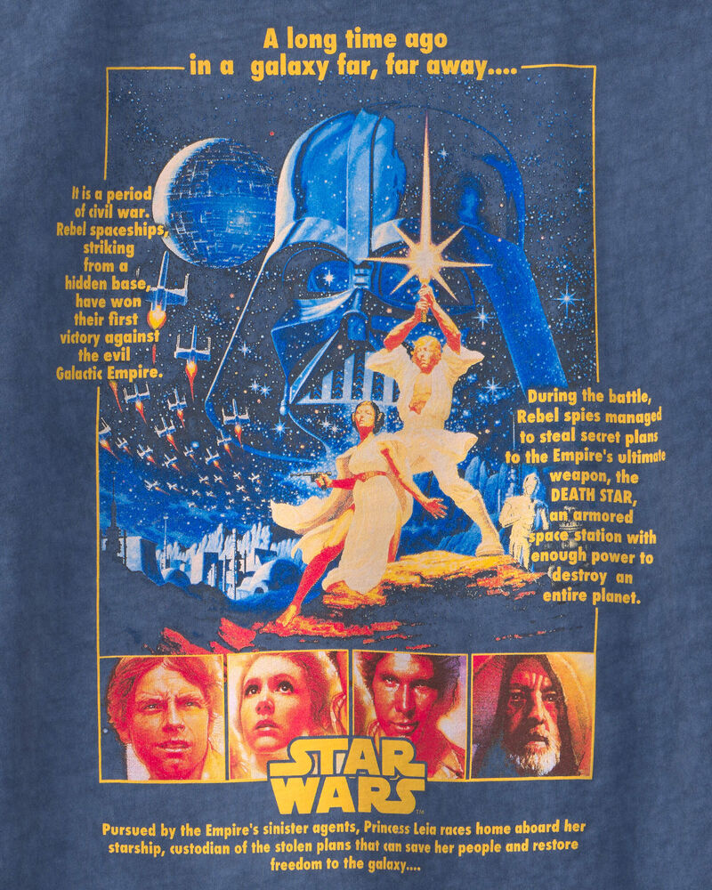 Boys Star Wars  Graphic Tee - Blue, image 4 of 4 slides