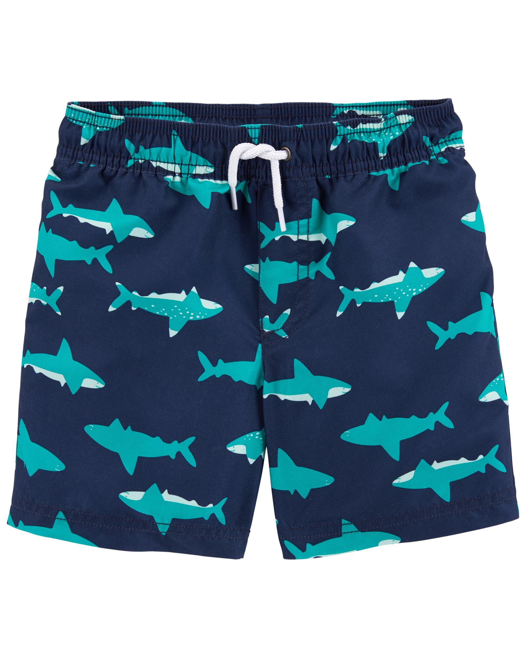 Shark swimming trunks shop