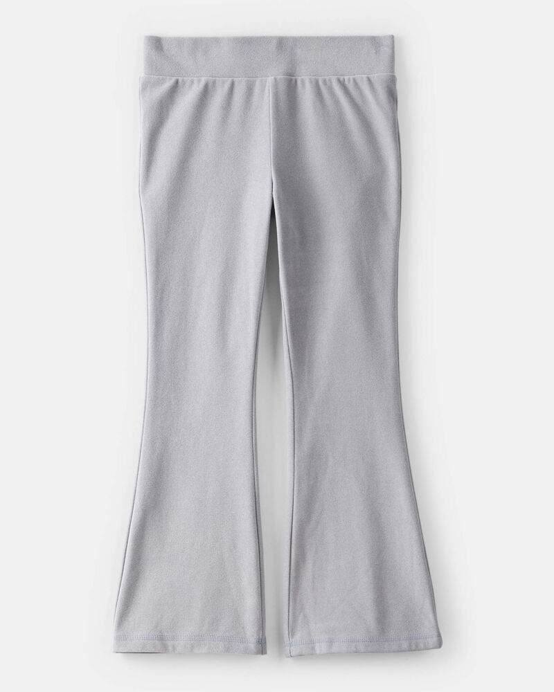 Girls Microfleece Flare Pants - Grey, image 2 of 4 slides