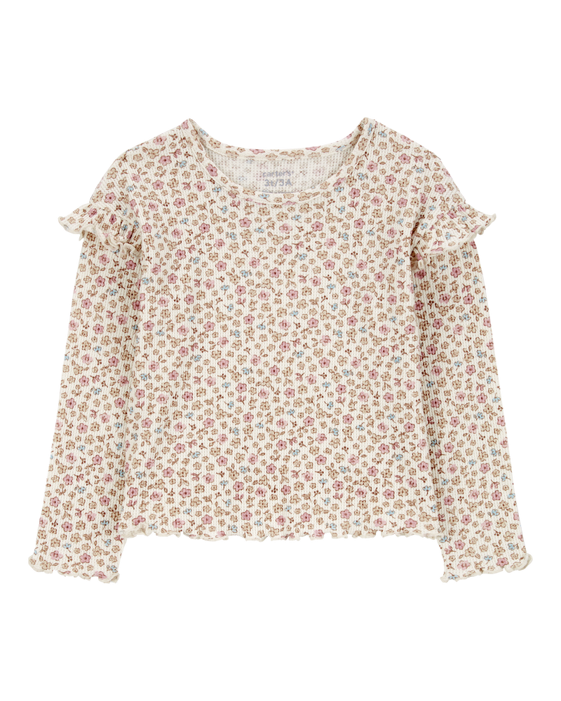 Baby Floral Thermal Tee, image 1 of 3 slides
