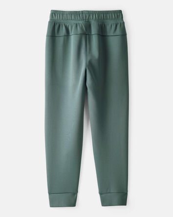 Boys Cotton Active Pants - Green, 