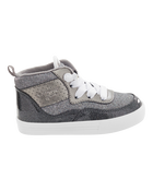 Enfant en bas âge Espadrilles de coupe haute à paillettes, image 2 sur 7 diapositives