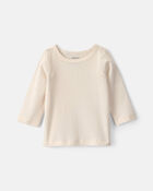 B&eacute;b&eacute; fille - Ensemble 3 pi&egrave;ces robe en velours c&ocirc;tel&eacute; &agrave; motif c&oelig;urs et manches longues &ndash; Rose/Cr&egrave;me, image 5 sur 7 diapositives