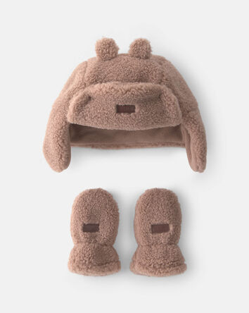 Baby Kombi Mont Blanc Hat Set - Bone, 