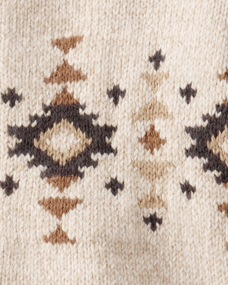 Tout-petit garçon - Gilet zippé du sud-ouest - Ivoire, image 2 sur 2 diapositives