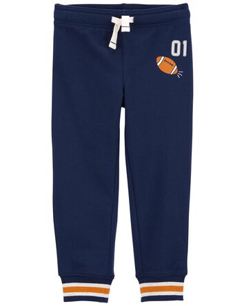 Football Pull-On French Terry Joggers, 