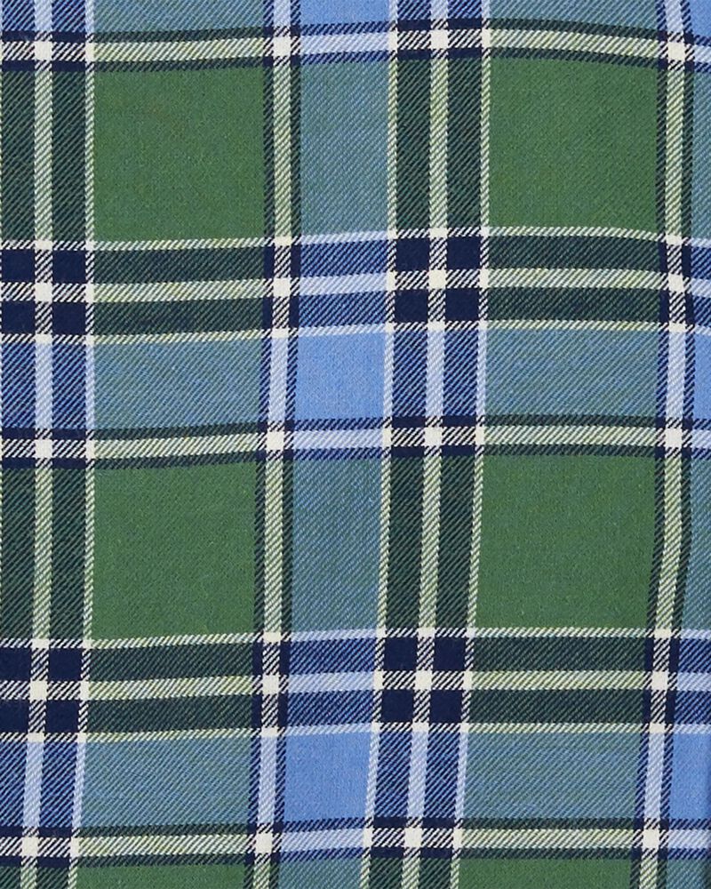 Toddler Plaid Button-Front Shirt, image 2 of 2 slides