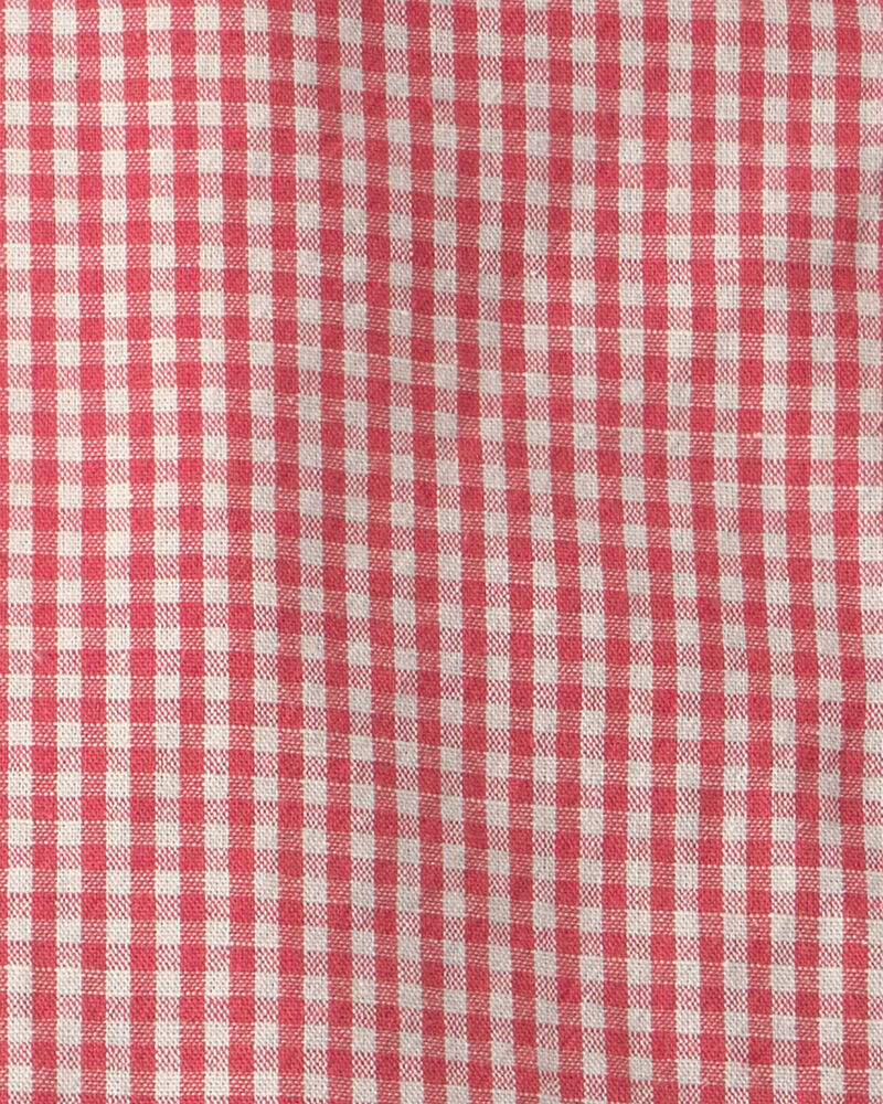 Toddler Boy 2-Piece Gingham Set Made with Organic Cotton, image 4 of 7 slides