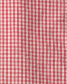 Toddler Boy 2-Piece Gingham Set Made with Organic Cotton, image 4 of 7 slides