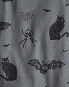 Kids 2-Piece Organic Cotton Pajamas in Spooky Creatures, image 3 of 4 slides